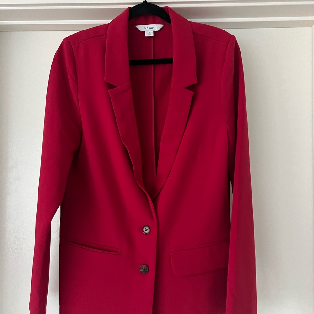 Women's Red Blazer